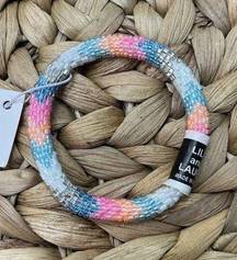 LILY and LAURA "Spring Break" Hand Crocheted Beaded Bracelet Made in Nepal