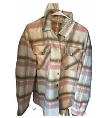 Pink And White Flannel