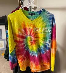 Women’s long sleeve  of America gulf shore alabama size small tie dye