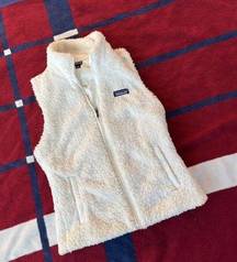 Patagonia  Los Gatos white sherpa Vest
Women’s size small S