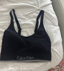 Black Calvin Klien Sports Bra