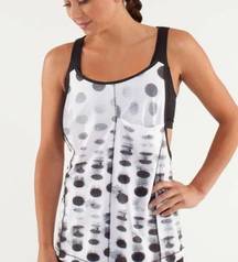 Lululemon  Run: For Your Money Tank Seaside Dot size 6