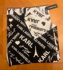 Karl Lagerfeld Black and White Paris Scard, New with tags