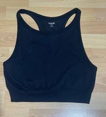 Active Seamless Rib-knit Longline Sports Bra