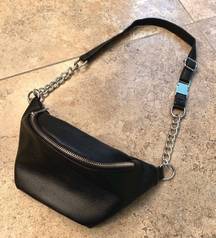 NEW Black Chain Fanny Pack