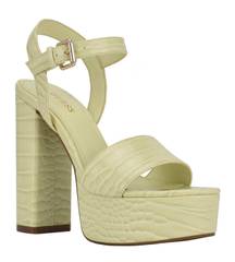 “Gabeli” Light Pastel/Green Heel