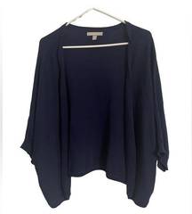 Women’s Size 22/24 Woman Within Navy Blue Cardigan