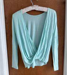 Mint Open-back Long Sleeve