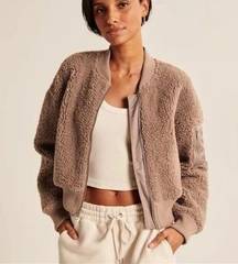 Abercrombie & Fitch Abercrombie Sherpa Bomber Jacket