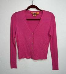 Tory Birch Pink Cardigan