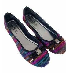 No Call multi color striped size 8.5 womens flats