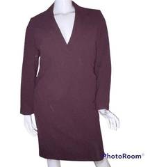 East 5th plum skirt suit