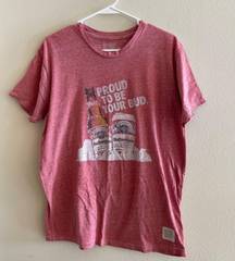 Red Budweiser Graphic T-Shirt