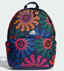 NWT  x Adidas Floral Multicolor Backpack