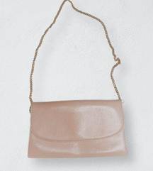 Halogen Pink/Taupe Leather Purse