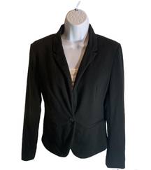 Ambiance Apparel Ambiance Womens Career Jacket Blazer Size Small Black Faux Front Pockets