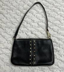 NWOT Michael Kors Black Soft Leather Wristlet/Bag