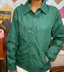 Vintage Green Rain Jacket