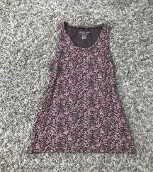 American Eagle  Soft & Sexy brown floral print tank top