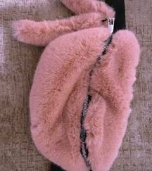 Pink Fluffy Belt Bag