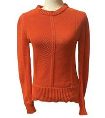 DEREK LAM Crew Neck Sweater Red Size Small Womens