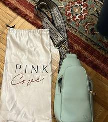 Pink cove cross body bag