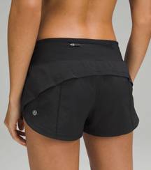 Lululemon black Speed Up Shorts 2.5" length