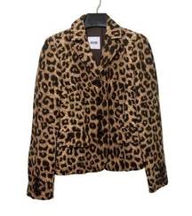 Moschino CheapandChic Leopard Print Blazer Jacket 4