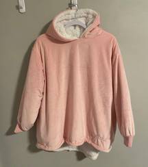 Pink Hoodie Blanket