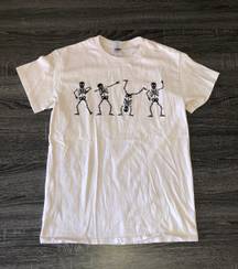 Gildan Dancing Skeletons Graphic Tee