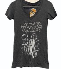 Disney  Stars Wars New V Neck T-shirt