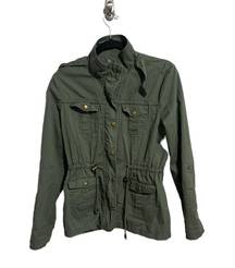 Tilly's Jade & Ivory Green Utility Jacket