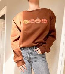 Halloween Jack O Lantern Sweatshirt