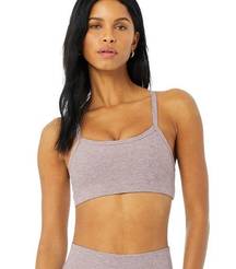 Alosoft Gratitude Sports Bra lavender Haze Grey XS