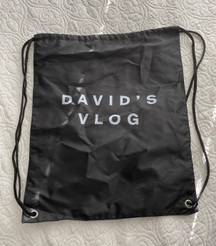 David’s Vlog Drawstring Bag