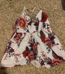 Flowy Floral  Romper