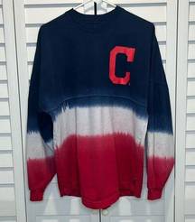 Cleveland Indians Fanatics small long sleeved sweater baseball