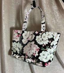 Pigment and Hue Vinyl Floral Tote