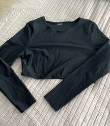 Long Sleeve Crop Rash Guard 