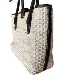 Chaps weaved lined tote purse