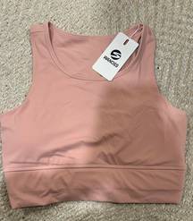 Pink Workout Sports Bra