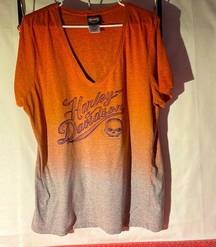 Harley Davidson Skull Tee Size 1 x