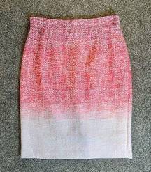 Antonio Melani Pink Ombré Pencil Skirt