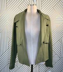 Maison Jules Trench Bolero Jacket in Burnt Olive