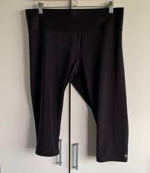 Champion  2XL high waist black spandex/yoga shorts