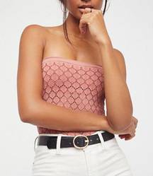 Free People tube top pink