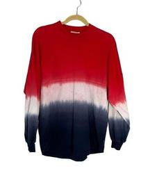 Spirit Jersey Red White & Blue Waahington DC Crewneck Sweatshirt XS