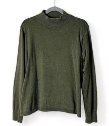 Woolrich - Olive Green Mock Turtle Neck Sweater - Sz. XL