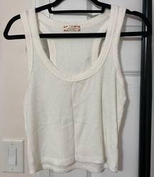 Altar'd State  White Sweater Tank Top