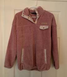 Simply Southern Pink Sherpa Sweater